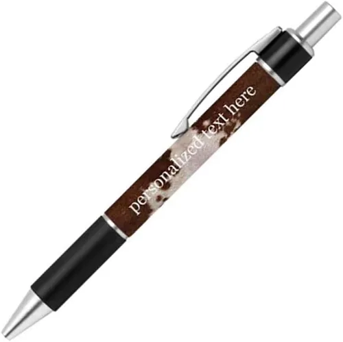 Miniatura 35 de Bolígrafo personalizado – Nombre o mensaje personalizado – Colores o impresiones – Regalo de papelería, suministros para la escuela de negocios
