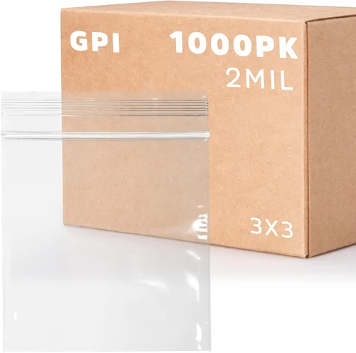 Miniatura 21 de 3" x 5," 2 Mil Claro Reclosable cierre de cremallera Lock Bolsas, caso de 1.000