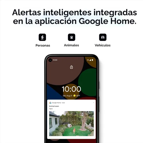 Miniatura 2 de Google Nest Cam para exteriores o interiores, batería - 2ª generación - 1 unidad Cámara de seguridad para el hogar, alertas inteligentes