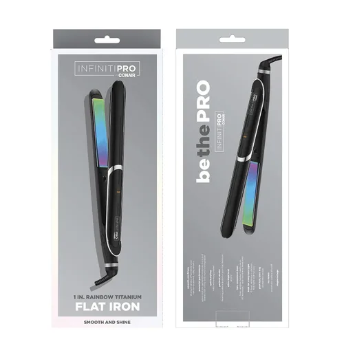 Miniatura 6 de INFINITIPRO DE CONAIR - Plancha para el pelo plana de titanio arcoíris, 1 pulgada