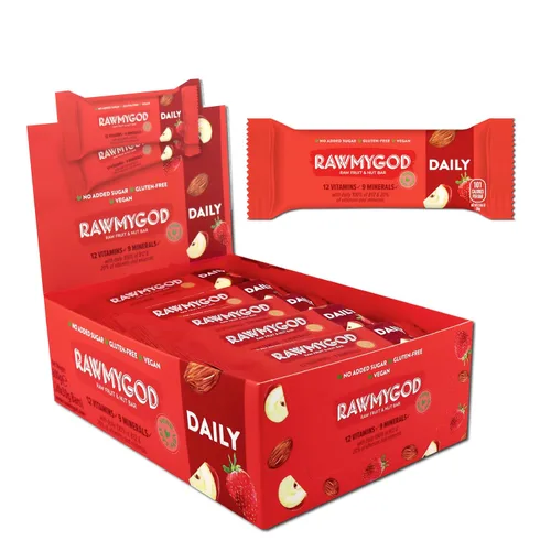 Miniatura 25 de RAWMYGOD Barras de frutas y nueces, sin gluten, veganas, sin azúcar añadida