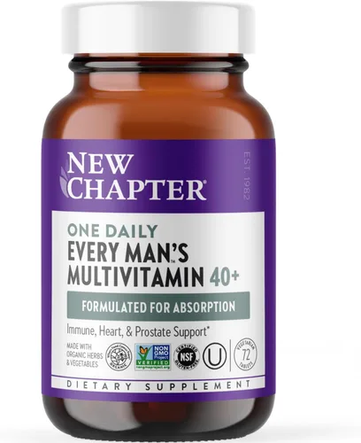 Tabletas multivitamínicas para hombres de más de 40 años, uso diario, de New Chapter, 371, 1, 1