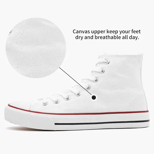 Miniatura 2 de Zapatos deportivos de lona para mujer clásicos modernos con cordones