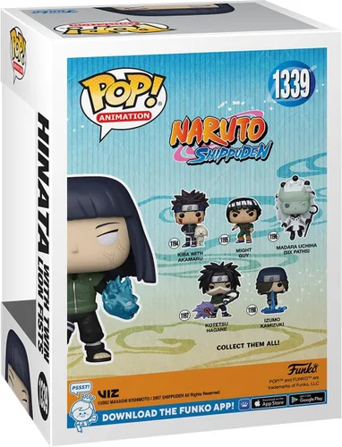 Miniatura 3 de POP Naruto Shippuden - Figura de vinilo Funko exclusiva de Hinata con puños de león gemelos de Entertainment Earth