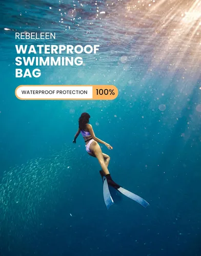 Miniatura 2 de Bolsa seca impermeable para teléfono, para playa, piscina, kayak, esnórquel, festivales. Mantén el teléfono a salvo del agua y la arena Esencial