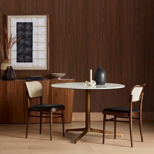 Miniatura 9 de Decoroom Papel de contacto de grano de madera, nogal oscuro, papel de contacto para encimeras, aspecto de madera, envoltura de vinilo autoadhesiva