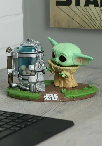 Miniatura 2 de Funko Pop Deluxe Star Wars: The Mandalorian - El niño con bote, multicolor, estándar
