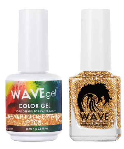 Miniatura 61 de WAVEGEL - Juego dúo de gel y esmalte de uñas a juego - Colección Simplicity - #P109 Blizzard I 0.5 onzas