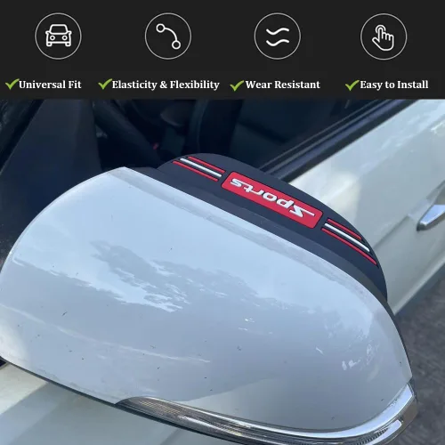 Miniatura 4 de Protector de Lluvia para Espejo Retrovisor, Película Protectora contra la Lluvia para Espejo de Vehículo, Protector de Visor para la mayoría