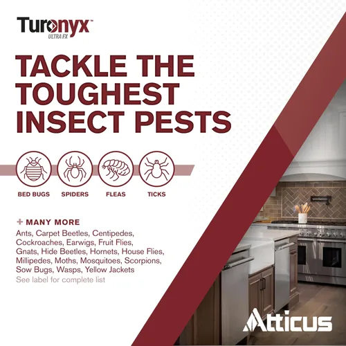 Miniatura 3 de Atticus Turonyx Ultra FX Insecticida – Compara con la marca líder – Control de plagas para uso en interiores y exteriores – Hormigas, escarabajos