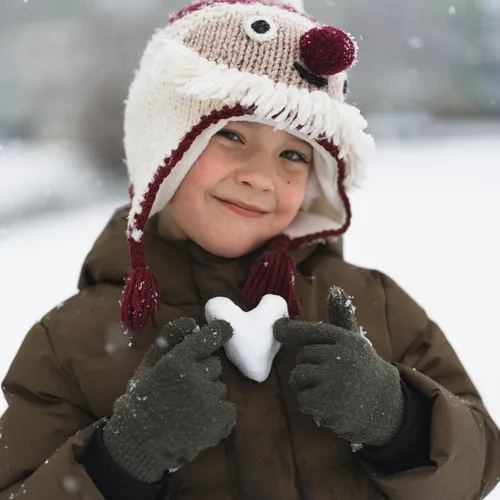 Miniatura 6 de 12 pares de guantes de invierno para niños pequeños, guantes de punto con dedos completos, guantes elásticos y cálidos a granel para niños y niñas