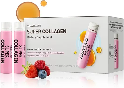 Miniatura 10 de VITALBEAUTIE Super Essential (7 días) – Belleza todo en uno para mujer + ampollas y tabletas multivitamínicas – 1,000 mg de colágeno de pescado +