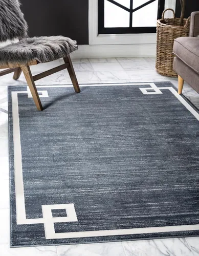Miniatura 52 de Unique Loom Colección Uptown de Jill Zarin - Alfombra moderna con textura de estilo griego, color beige (1.25 x 1.85 m)