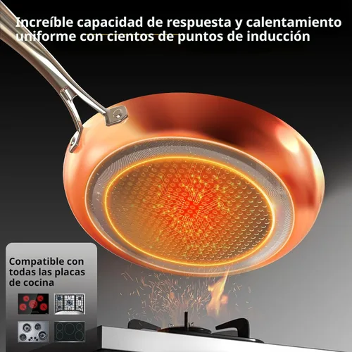 Miniatura 5 de Deluxe DUXANO - 14 ollas y sartenes saludables con revestimiento antiarañazos 9H, cerámica antiadherente de 2 capas y sin PFAS, cocción de inducción