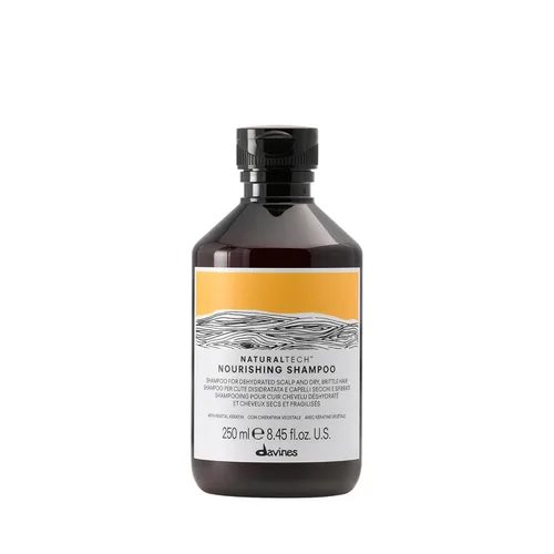 Davines Naturaltech Champú nutritivo, acción limpiadora suave para cuero cabelludo deshidratado y cabello seco y quebradizo, 8.45 onzas líquidas