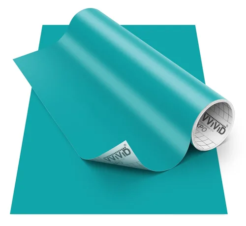 Miniatura 108 de VViViD DECO65 - Vinilo adhesivo permanente brillante azul oscuro, 11.8 pulgadas x 84 pulgadas (7 pies)