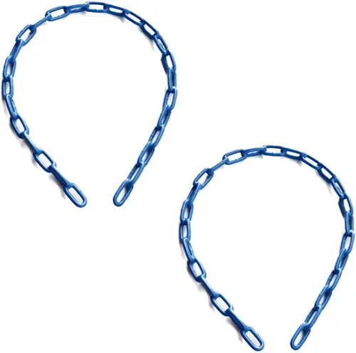 Miniatura 9 de Cadenas de columpio (2) totalmente recubiertas para columpios con 4 eslabones rápidos gratuitos, cadenas de eslabones de hierro antioxidantes, patio