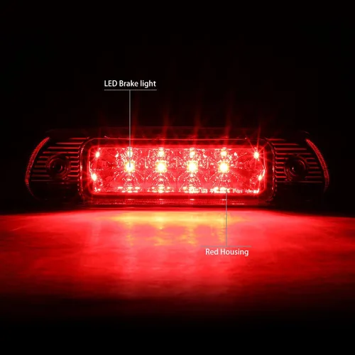 Miniatura 2 de DNA MOTORING 3BL-JGC99-LED-RD - Luz de freno LED de tercera cola con lente roja [compatible con Jeep Grand Cherokee 99-04]