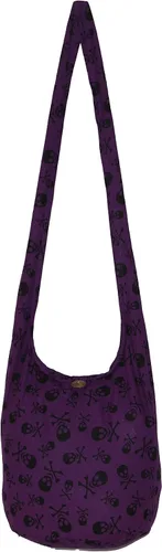 Miniatura 18 de Bolso cruzado estilo bohemio bohemio estilo hobo hippie gótico de 33 pulgadas, color negro