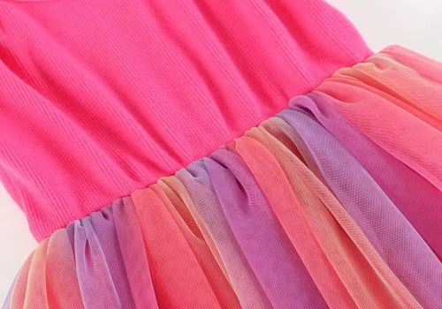 Miniatura 3 de RJXDLT Vestido de Tutú para Bebé Niña, Vestido de Tul para Bebé Niña, Vestido de Verano Sin Mangas para Niñas Pequeñas