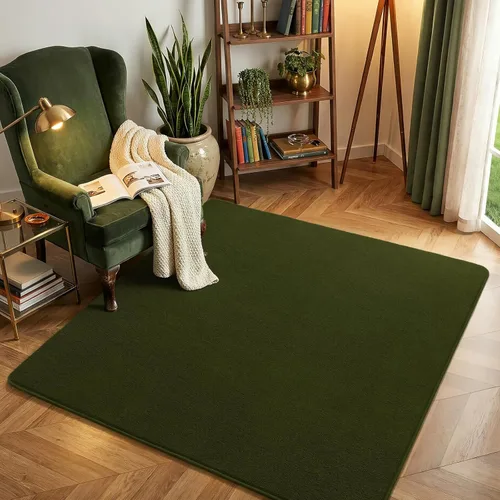 Miniatura 17 de Amearea Alfombras Modernas de Área para Dormitorio Sala de Estar, 4x6 Pies Gris Alfombra de Espuma Viscoelástica Engrosada, Alfombras Mullidas