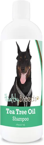 Miniatura 139 de Healthy Breeds Doberman Pinscher Champú de aceite de árbol de té, formulado para piel seca e irritada, reduce la caspa, aroma a gaulteria, 8 onzas