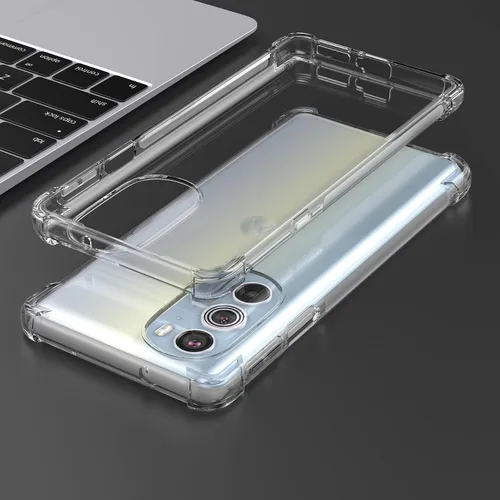 Miniatura 7 de Cresee Funda para Motorola Edge Plus 2022/Edge Plus 5G UW 2022, funda transparente con parachoques de esquina reforzado, ajuste delgado, funda