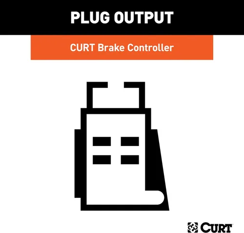 Miniatura 3 de CURT 51436 Arnés de cableado eléctrico del controlador de freno de remolque de enchufe rápido, seleccione Ford F150, F250, F350, F450, F550 Super