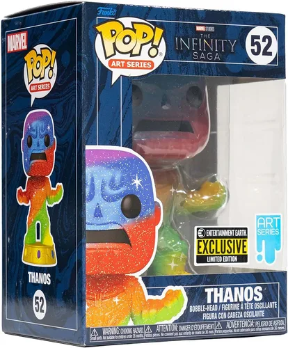 Miniatura 7 de Funko Marvel Infinity Saga Thanos Art Series Pop! Figura de vinilo con pop premium! Protector Entertainment Earth Exclusivo