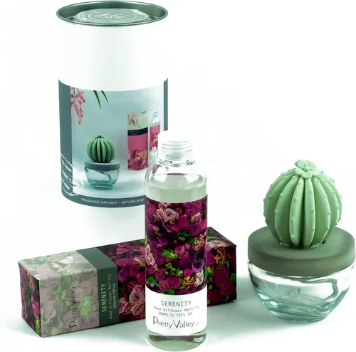 Miniatura 7 de Barril Cactus Cerámica Difusor de Fragancia Combo 6.8 fl oz Hermoso