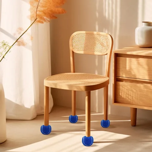 Miniatura 9 de Paquete de 90 pelotas de tenis precortadas a granel para patas de muebles, pelotas de tenis, sillas de pelotas de tenis para pelota de protección