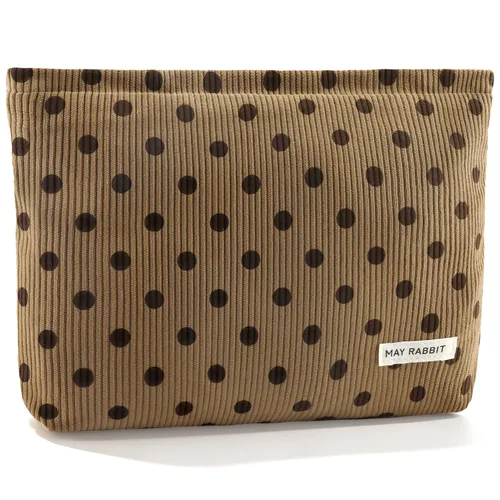 Miniatura 14 de Bolsa de maquillaje de flores para mujer, bonita bolsa de maquillaje para bolso, bolsa de cosméticos con cremallera, bolsa de cosméticos de lona