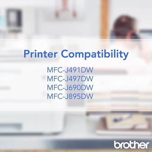 Miniatura 4 de Brother LC30132PKS - Paquete de 2 cartuchos de tinta negra de alto rendimiento, rendimiento de página de hasta 400 páginas/cartucho, LC3013 Negro