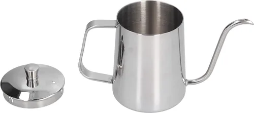 Miniatura 6 de Hervidor de café de acero inoxidable 304 de 20.3 fl oz vierte sobre la olla de café para el hogar cocina cafetera jarras