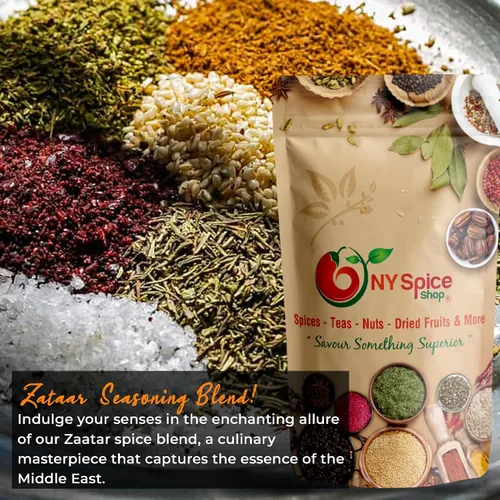 Miniatura 2 de NY Spice Shop Zaatar Mezcla de especias - Mezcla casera de Za'atar - Auténticos sabores de Zahtar - Hierbas de Oriente Medio, mezclas de especias