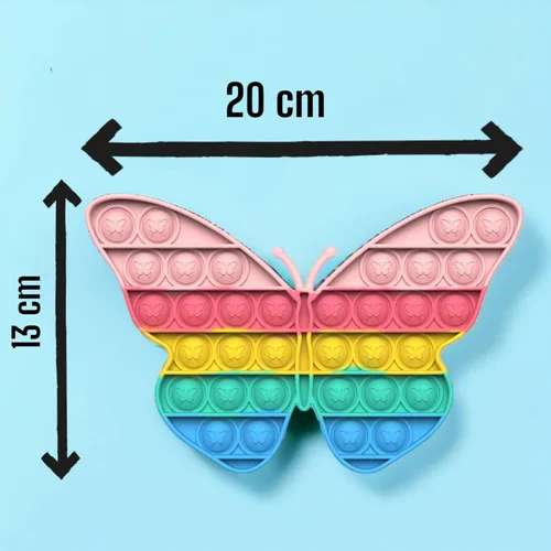 Miniatura 9 de Paquete de 4 juguetes para ansiedad de reventar burbujas para niños, mariposa Pop It, gato Pop It, juego de juguetes sensoriales de ratón y gatito