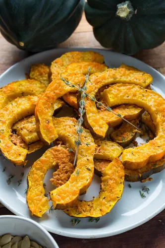 Miniatura 3 de TomorrowSeeds - Table King Bush Semillas de calabaza de bellota - Más de 30 unidades - para plantar invierno y otoño 2025 calabaza pimienta Des