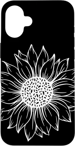 Miniatura 22 de iPhone 16 Cute and Beautiful White Flower of Sunflower Case