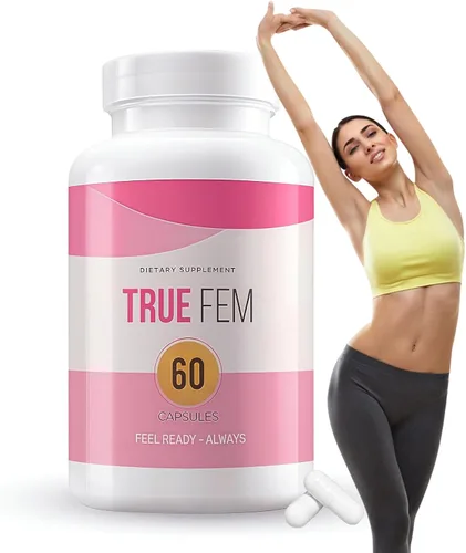 Yuonry True Fem Capsules, vitamina 13 en 1, probióticos femeninos cápsulas vitamínicas para mujeres, 60 unidades