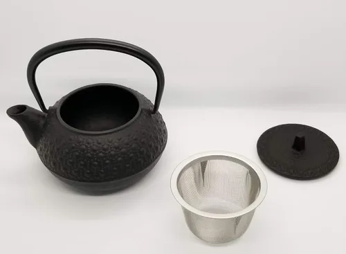 Miniatura 4 de Iwachu 12803 Tetera de acero inoxidable tipo 3 nueva tortuga Shell negro 0.32 L sin llama directa esmaltada compatible con utensilios de hierro Nambu