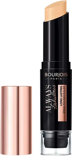 Bourjois Always Fabulous 24 Hour 2 en 1 Base y corrector en barra con licuadora, 110 vainilla clara