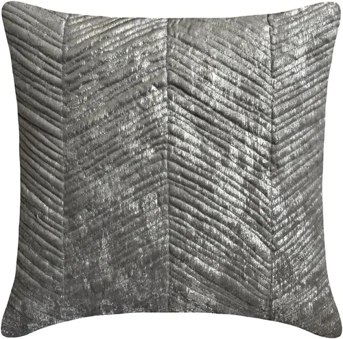 Miniatura 29 de The HomeCentric Funda de cojín para silla, fundas de almohada decorativas de 22 x 22 pulgadas (21.7 x 21.7 in), color plateado, fundas de almohada