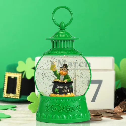 Miniatura 17 de Globo de nieve de muñeco de nieve de Navidad, linterna musical de muñeco de nieve con temporizador de 6 horas, USB, funciona