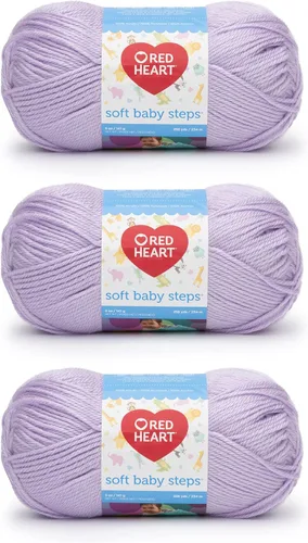Miniatura 16 de Red Heart Soft Baby Steps madeja de lana, Aqua