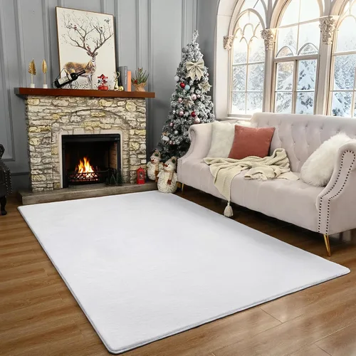 Miniatura 151 de Amearea Alfombras modernas para dormitorio, sala de estar, alfombra de espuma viscoelástica gruesa de 4 x 6 pies, alfombra de espuma viscoelástica