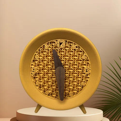 Miniatura 2 de Reloj despertador analógico pequeño para mesa, escritorio, estantería, mesita de noche, sala de estar, decoración de habitación de invitados
