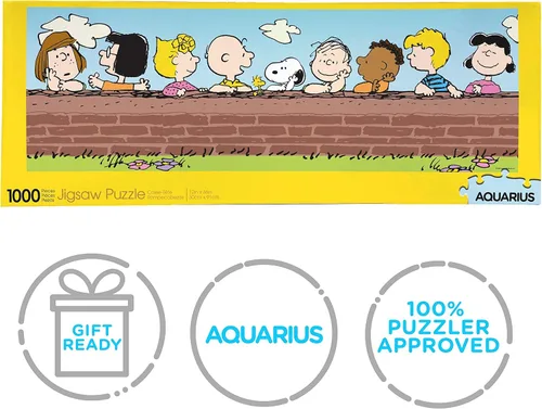 Miniatura 7 de AQUARIUS Peanuts Puzzle (rompecabezas delgado de 1000 piezas) – Mercancía y coleccionables de cacahuetes con licencia oficial – sin deslumbramiento