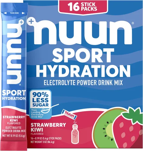 Miniatura 9 de Nuun Sport - Paquetes de polvo de electrolitos con magnesio, calcio, potasio, cloruro y sodio, paquetes de hidratación para llevar, sabor a naranja