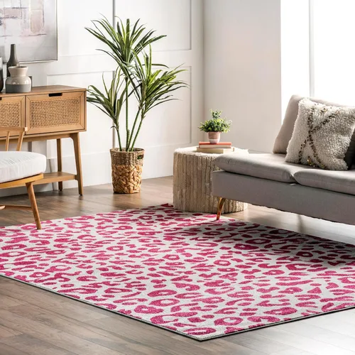 Miniatura 11 de nuLOOM Brooks - Alfombra con estampado de leopardo, 6 pies 7 pulgadas x 9 pies, beige Brooks Beige