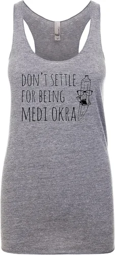Miniatura 39 de Women's Graphic Racerback Tank Top, Gift for Her, Shirts with Sayings, Yoga Tee, Food